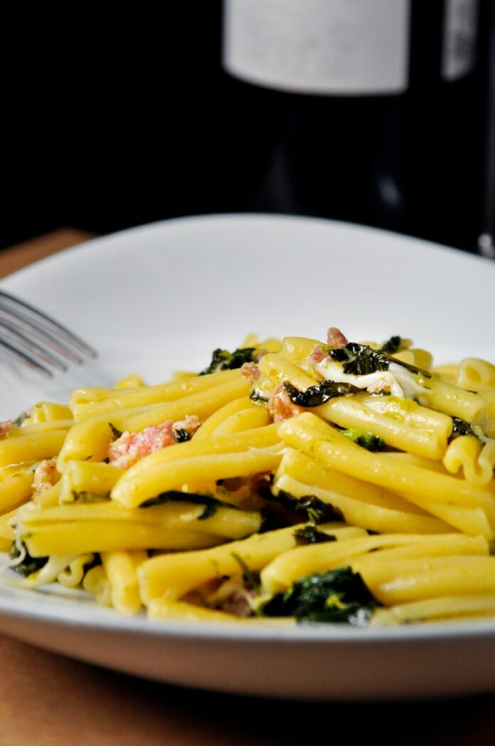 Photo by Emiliano Vittoriosi cooked pasta with greens