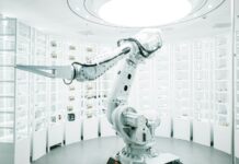 “AI로 건강 관리, 일상 속 똑똑하게 실천하기” a room with many machines