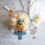“단백질 식단의 매력: 건강과 맛 동시에 잡는 유행 키워드” a blender filled with ingredients to make a smoothie